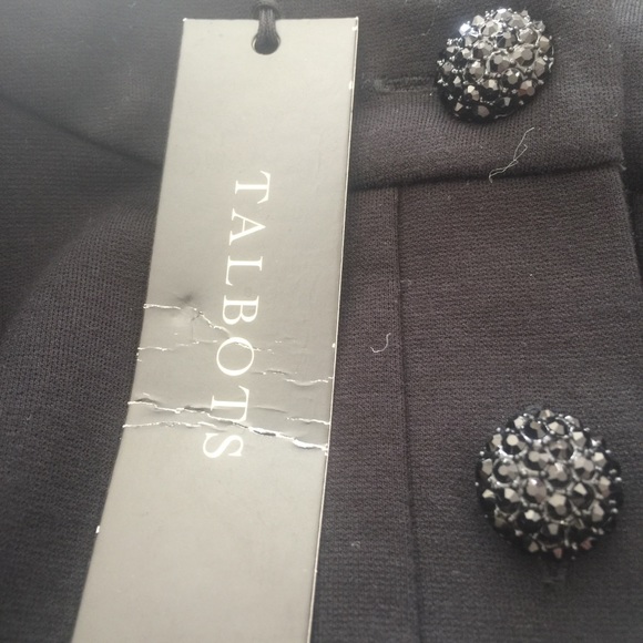 Talbots Women’s Black Jersey Knit Top - Picture 5 of 6